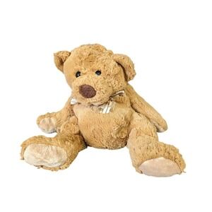 Walmart Brown Teddy Bear Plush Stuffed Animal with Neck Ribbon 12 Inch